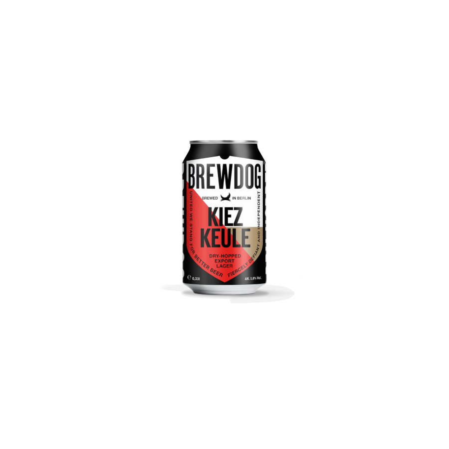 Brewdog Kiez Keule Lager Can 0.33L Brewed in Berlin