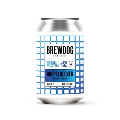 BrewDog Pilot 52 Doppeldecker Can 0.33L Brewed in Berlin