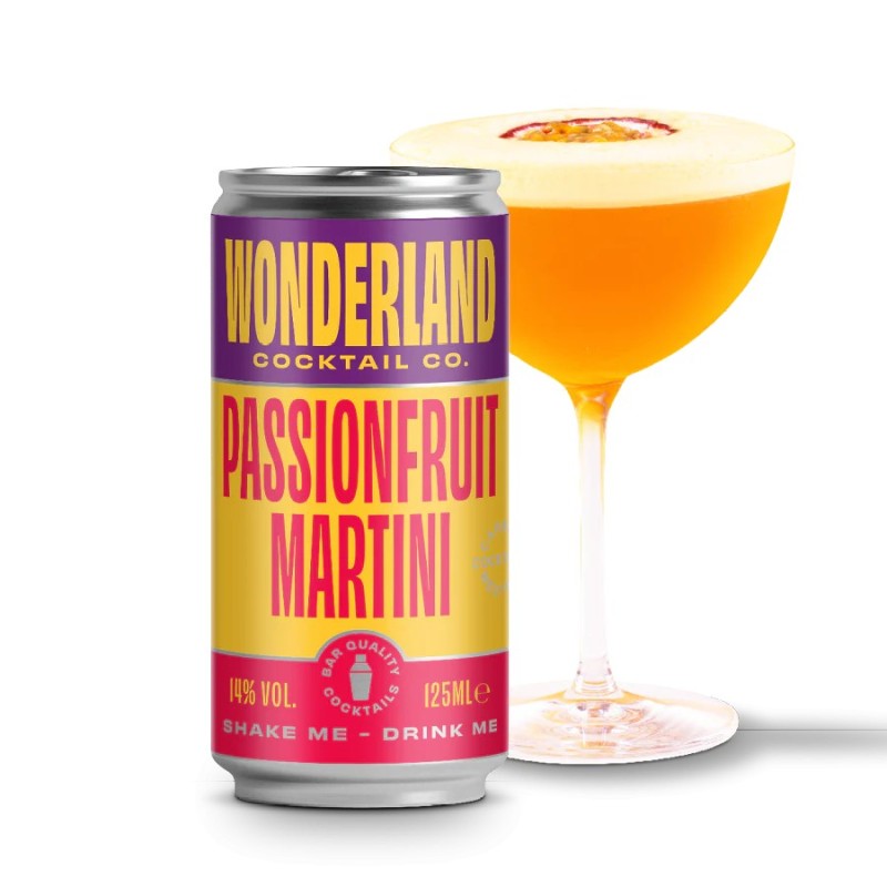 Wonderland cocktail Passionfruit Martini 125ml Dose