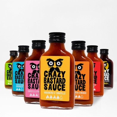 Classics Box - 7 Hot Sauce - Crazy Bastard