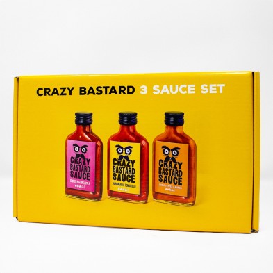 Bestsellers Box - 3 Sauce Set - Crazy Bastard