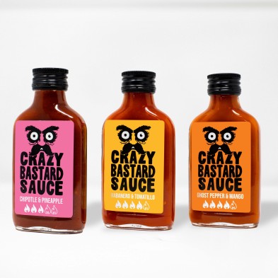 Bestsellers Box - 3 Sauce Set - Crazy Bastard