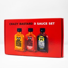 Verz Hot Box - 3 Hot Sauce Set - Crazy Bastard