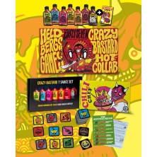 The Crazy Seven - 7 Hot Sauce Fun Pack - Crazy Bastard