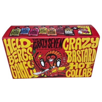 The Crazy Seven - 7 Hot Sauce Fun Pack - Crazy Bastard