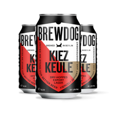 Brewdog Kiez Keule 0.33L Can Lager Gebraut in Berlin