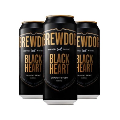 Cerveza Brewdog Black Heart 0.44L Lata