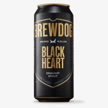 Brewdog Black Heart Can 0.44L Brewed in Ellon