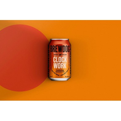 Brewdog Clockwork Tangerine Can 0.33L Brewed in Ellon