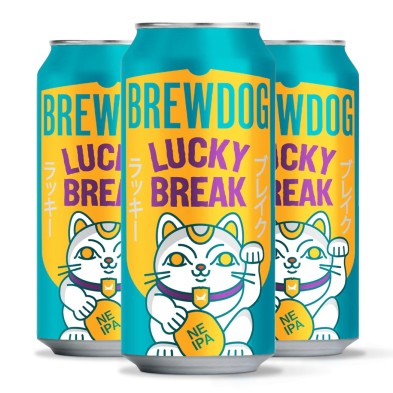 BrewDog Lucky Break Can 0.44L Brewed in Ellon