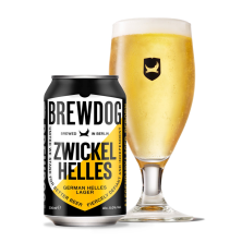 BrewDog Zwickel Helles 0.33L  Dose Gebraut in Berlin