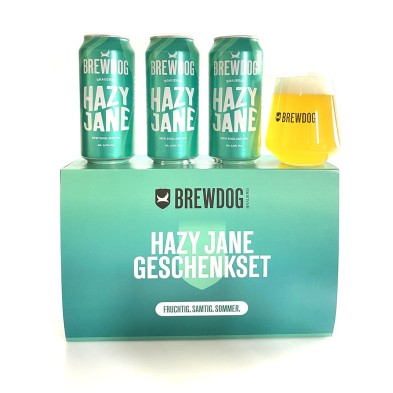 BrewDog Hazy Jane Geschenkset with Glass