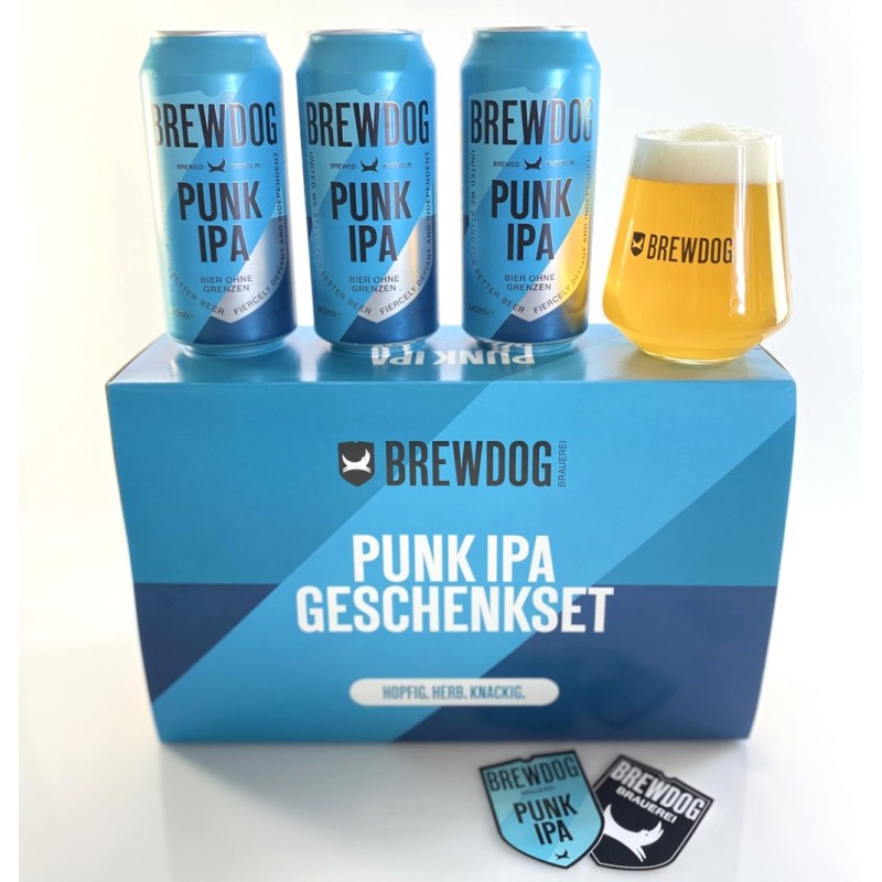 BrewDog Punk IPA pack de regalo con vaso