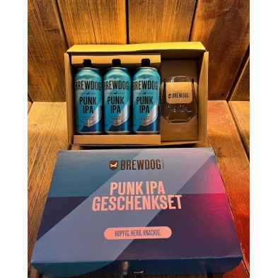 BrewDog Punk IPA gift set with Glass