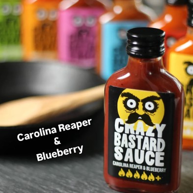 Carolina Reaper & Blueberry Hot Sauce - Crazy Bastards