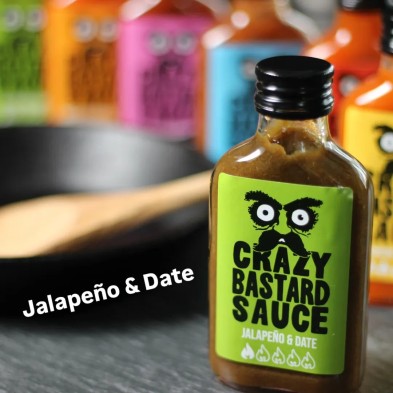 Jalapeño & Date Hot Sauce - Crazy Bastards