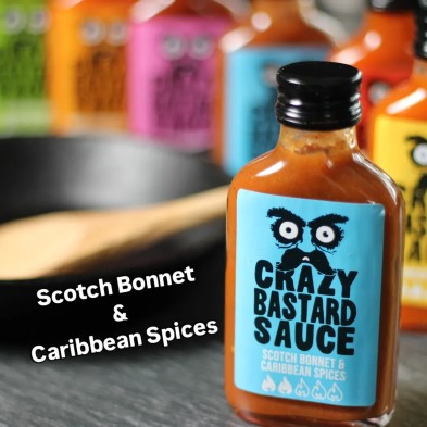 Scotch Bonnet & Caribbean Spices Hot Sauce - Crazy Bastards