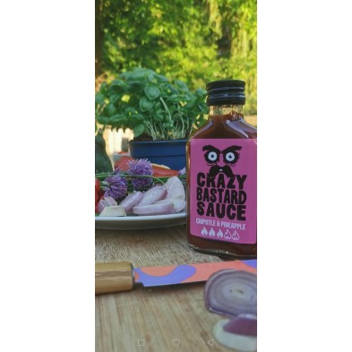 Chipotle & Pineapple Hot Sauce - Crazy Bastards