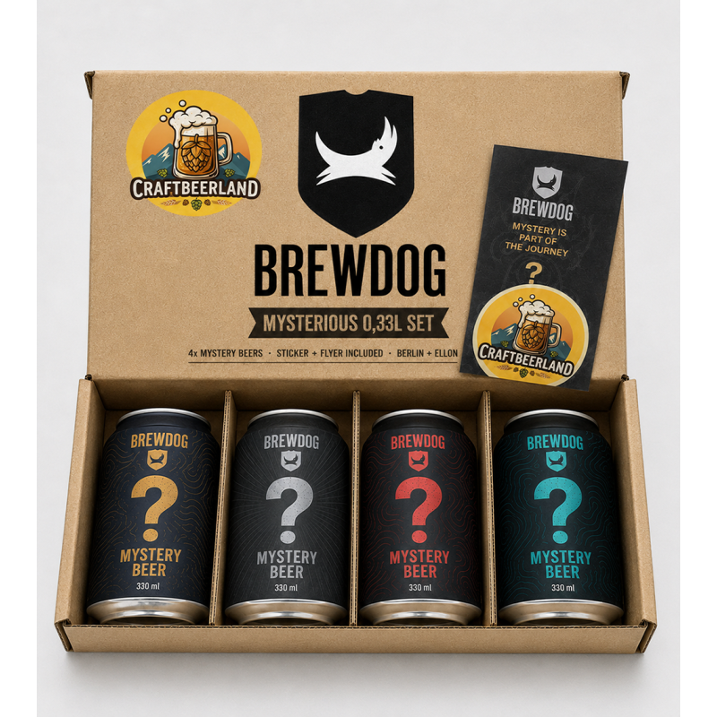 BrewDog Mystery 0,33L CraftBeerLand Set