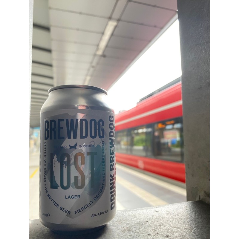 BrewDog Lost Lager Can 0.33L Brewed in Berlin