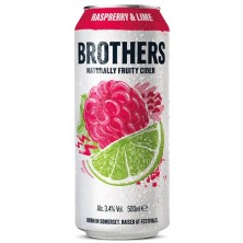 Sidra Brothers Frambuesa y Lima Lata 0,5L