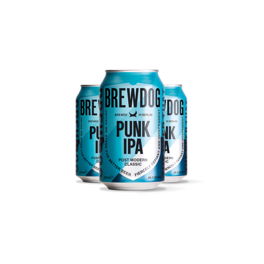 BrewDog Punk IPA 0.33L Dosen Paket Gebraut in Berlin