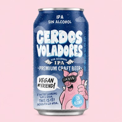Barcelona Cerdos Voladores AF IPA 0,33L - Cerdos Voladores