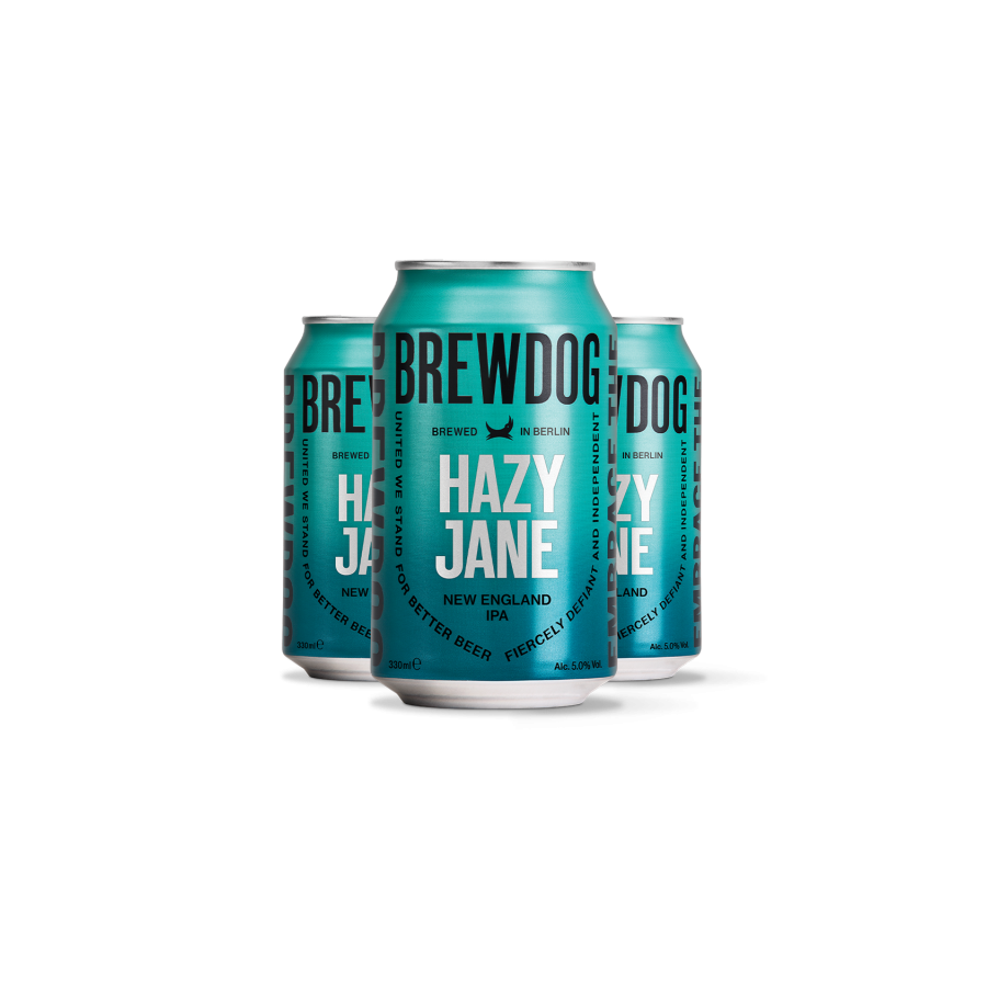 BrewDog Hazy Jane IPA 0.33L Dosen Paket Gebraut in Berlin