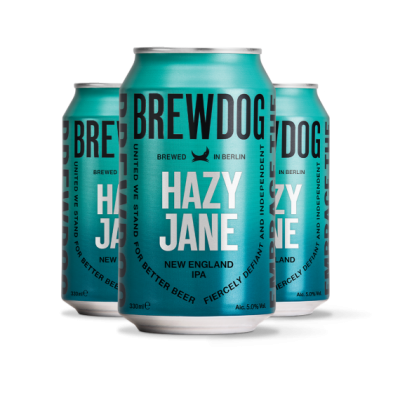 BrewDog Hazy Jane IPA 0.33L Dosen Paket Gebraut in Berlin