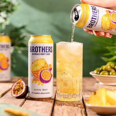 Brothers Cider Pineapple & Passionfruit Can 0,5L