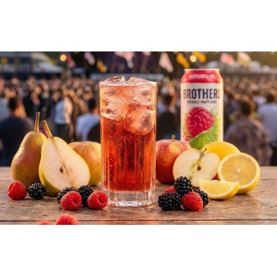 Sidra Brothers Frambuesa y Lima Lata 0,5L