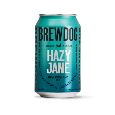 BrewDog Hazy Jane IPA 0.33L Dosen Paket Gebraut in Berlin