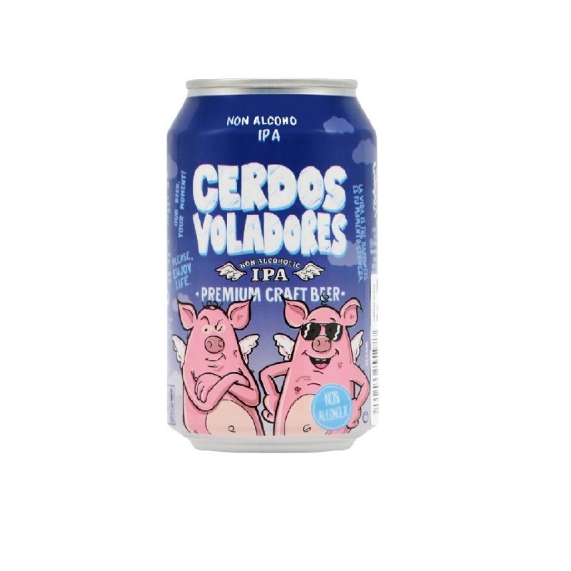 Barcelona Cerdos Voladores AF IPA Can 0,33L - Cerdos Voladores