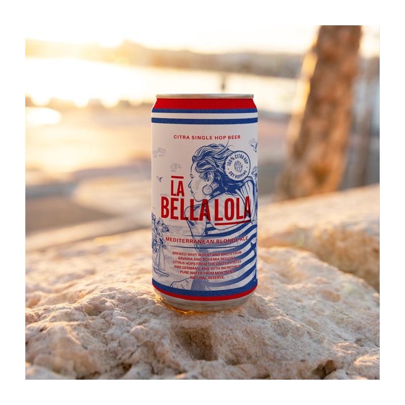 Barcelona La Bella Lola Blonde Ale Can 0,33L - Cerdos Voladores