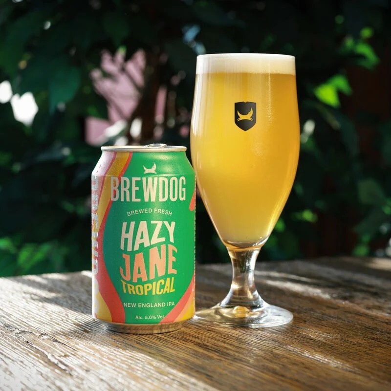Cerveza Brewdog Hazy Jane Tropical 0.33L Lata - Ellon