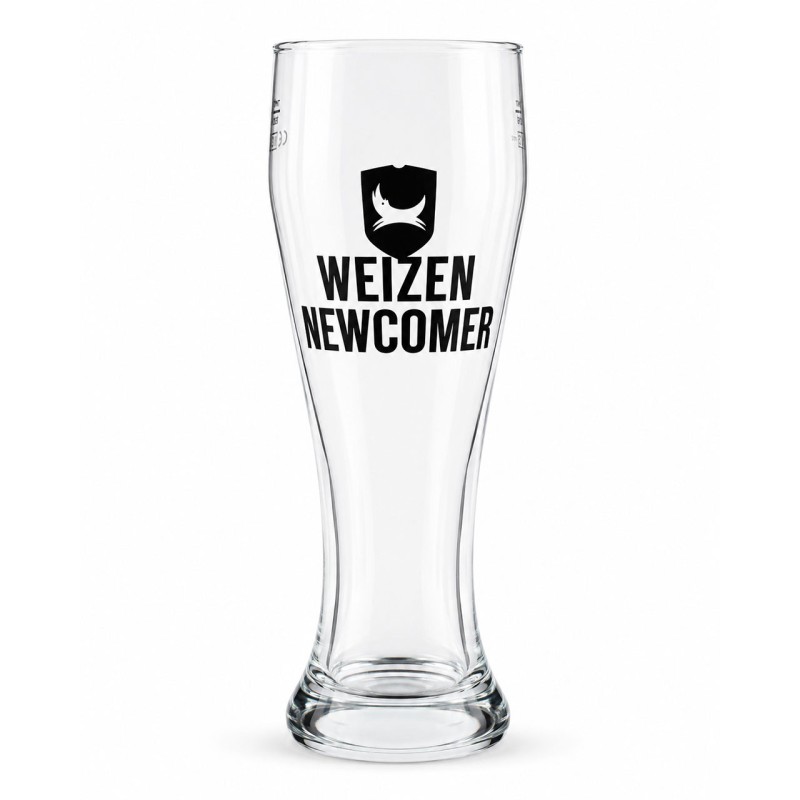 BrewDog Weizen Pint Glass 0.5L with BrewDog logo
