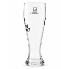 BrewDog Weizen Pint Glass 0.5L with BrewDog logo