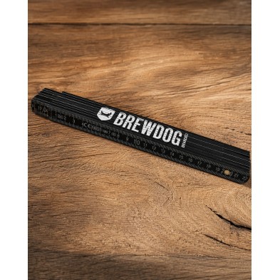 Buy BrewDog 2m Folding Ruler | Black Brewery Merchandise