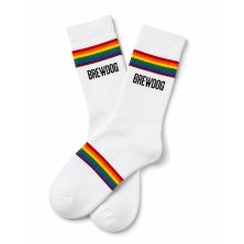 BrewDog Hoppy Pride rainbow socks pair
