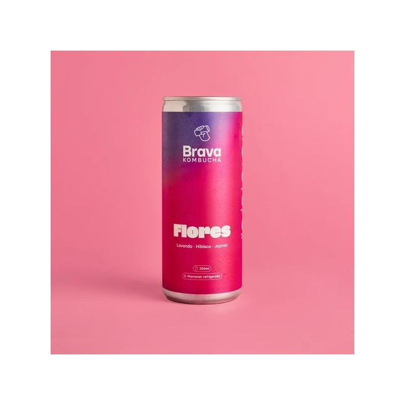 Brava Kombucha Flores – Lavendel & Jasmin 250 ml