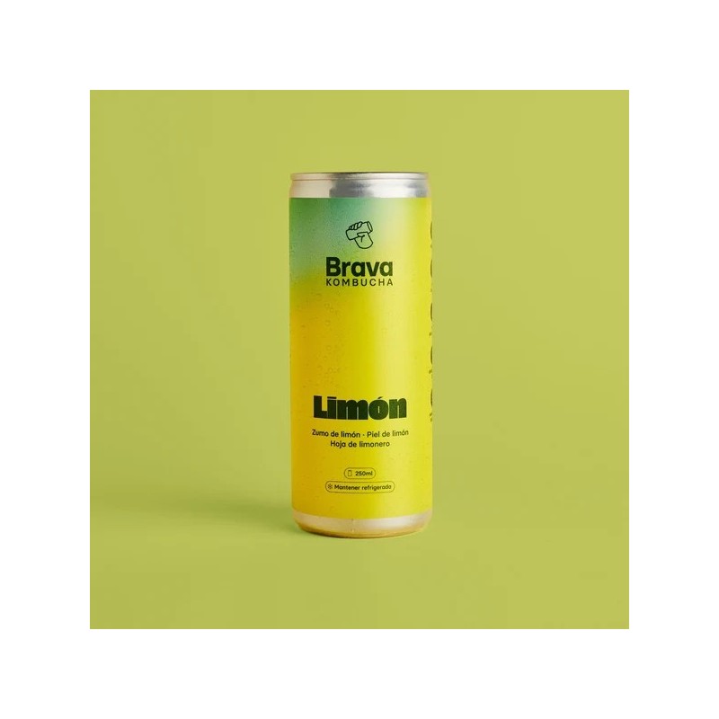 Brava Kombucha Limón – Zitrone 250 ml