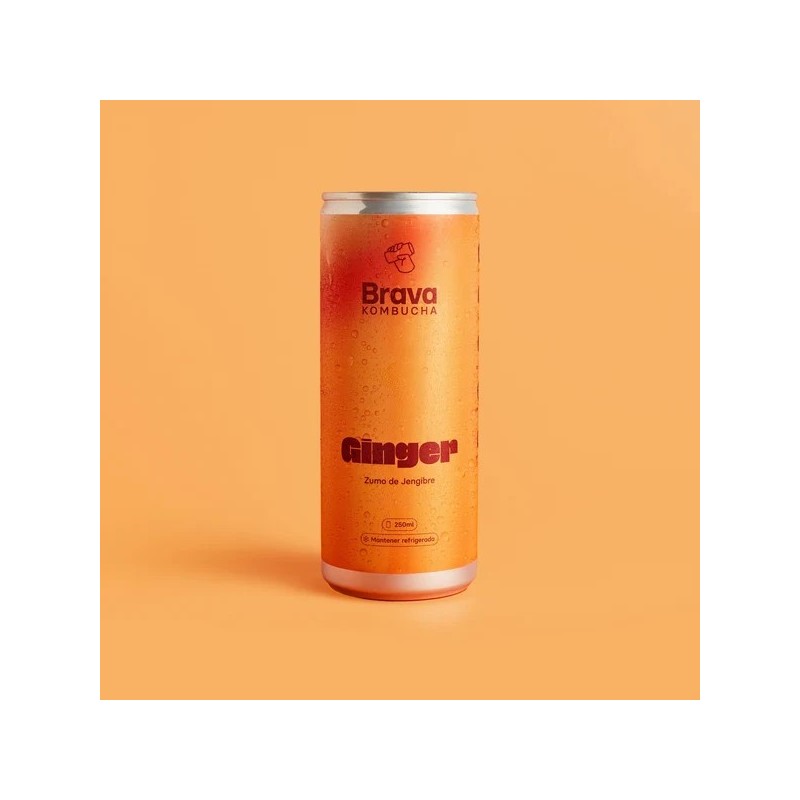 Brava Kombucha Ginger – Organic Ginger 250 ml
