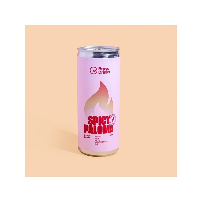 Brava Kombucha Spicy Paloma – Habanero 250 ml