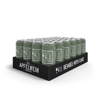 BEMBEL Apfelwein-Schorle 500 ml | German Cider Spritzer