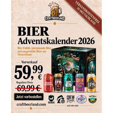 Calendario de cerveza 2026: 24 latas | CraftBeerLand
