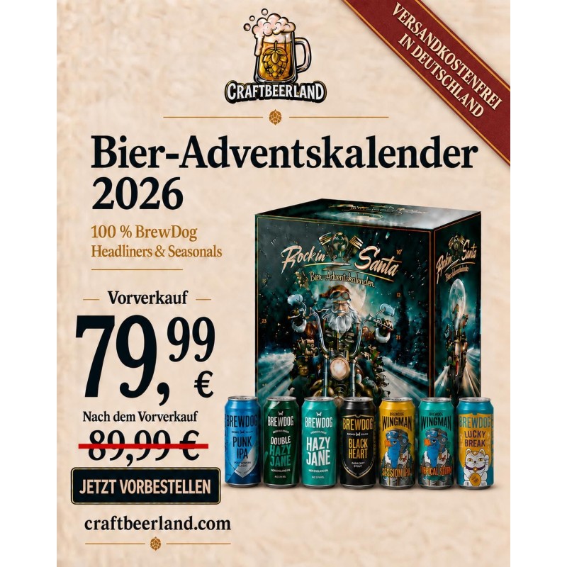 Beer Advent Calendar 2026 with BrewDog | CraftBeerLand